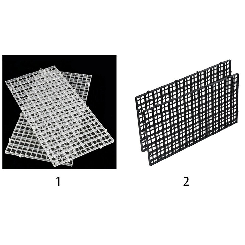 Mesh divider plate plastic divider filter isolation net fish tank bottom