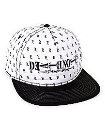Death Note  Black and White Snapback Hat