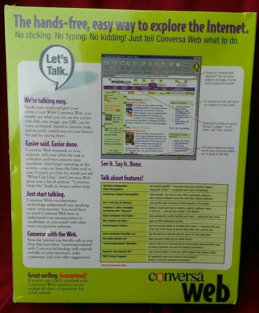 Conversaweb Software 1999 conversa web NEW Version 3.0 SEALED