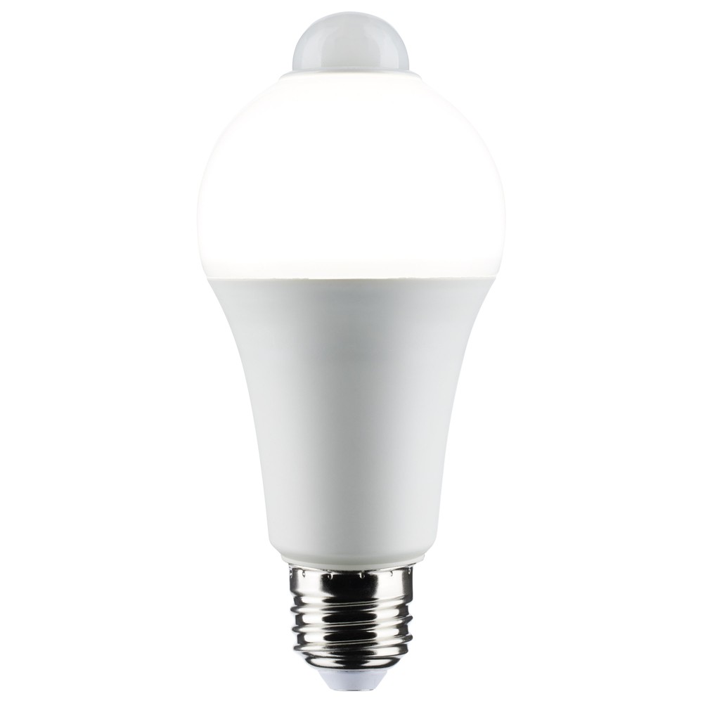 Motion Sensor Activated Light Bulb LED 120V 12W =75W A19 E26 5000K Natural Light