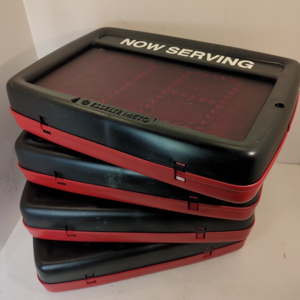 4 Esselte Mero Turn-o-matic 2 digit display Bundle Counters Untested