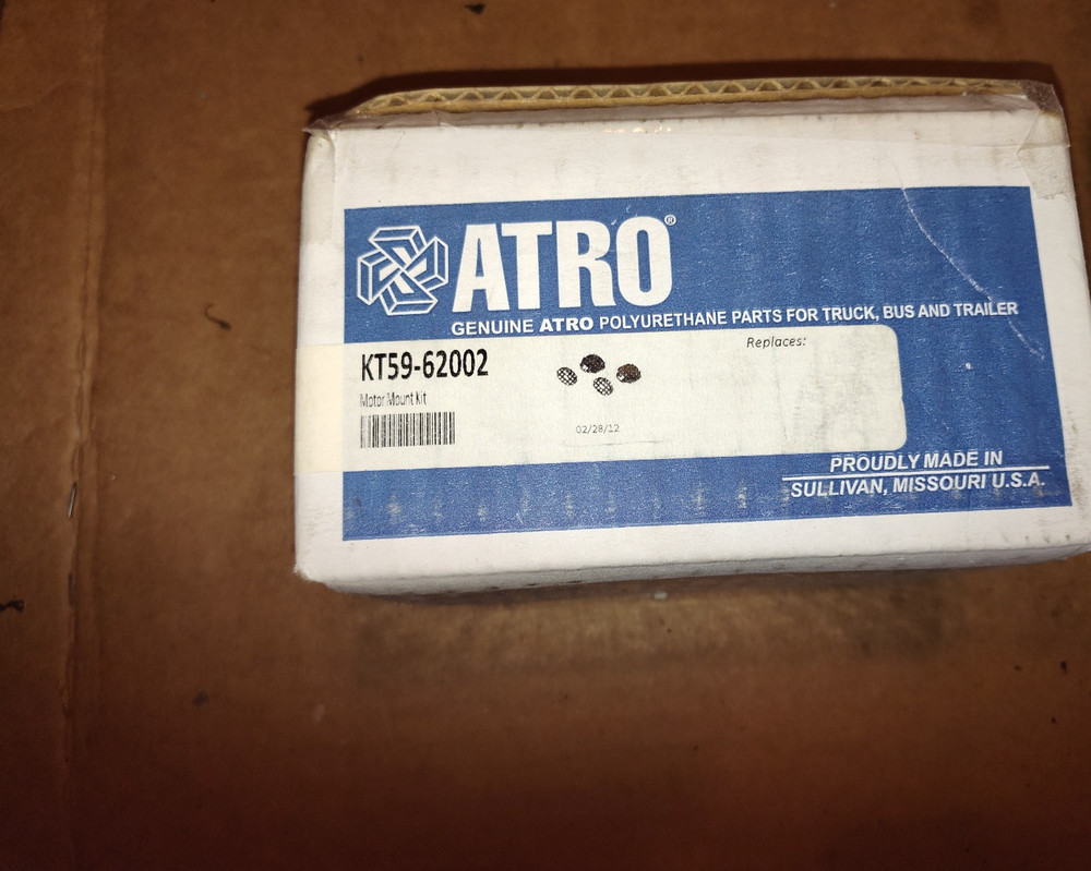 Atro KT59-62002 Poly Polyurethane Front Motor Mount Kit Unused