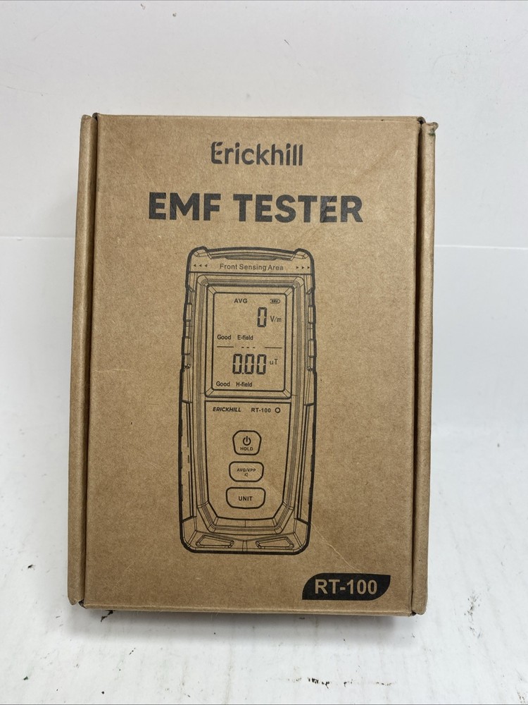 ERICKHILL RT-100 EMF Tester - Professional Electromagnetic Field Meter