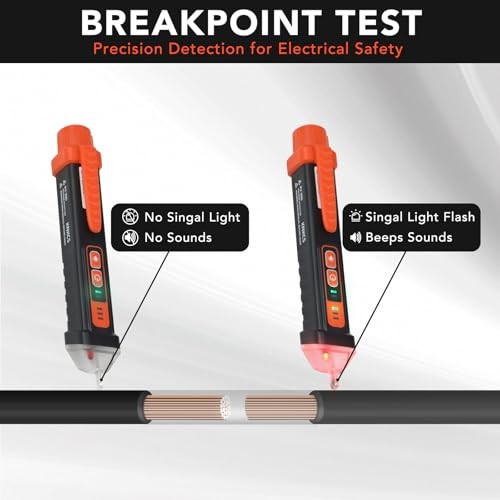 Non Contact Voltage Tester - Electric Tester Pen with Adjustable Sensitivity,