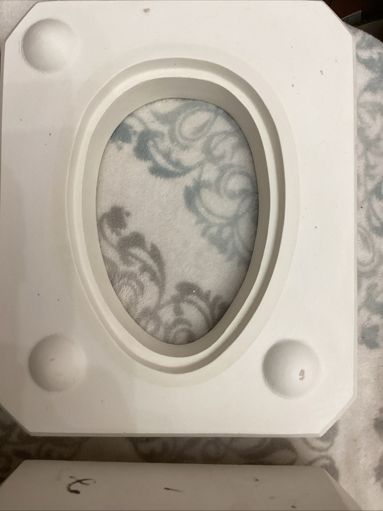VTG Cramer HC#173 Large Plain Egg Box Candy Dish 2 Molds Ceramic Slip Cast Mold