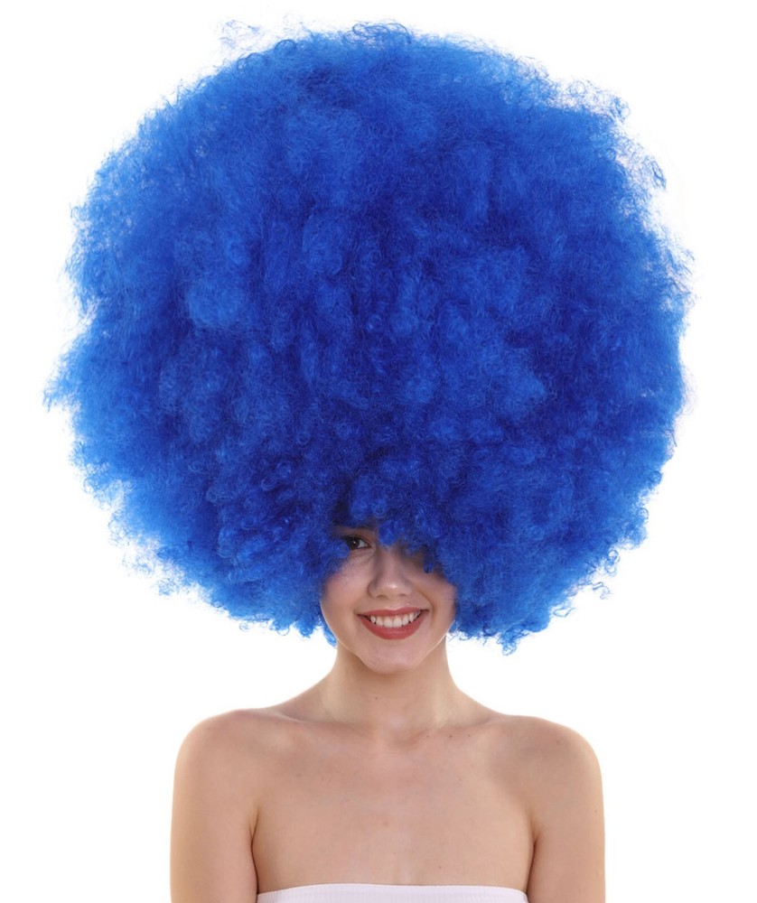 Super Size Afro Collection Blue Wig HW-3847