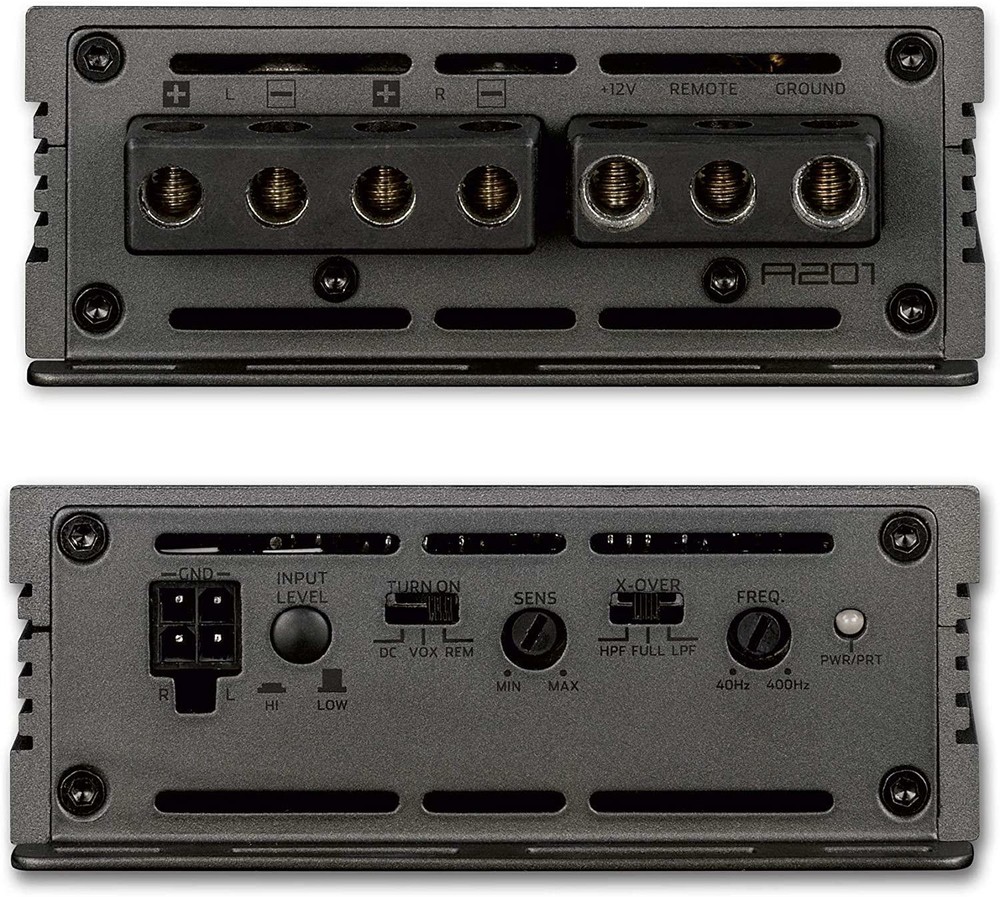 AXTON A201 Digital 2 Channel Amplifier 500 Watts High Level / Low Level Input