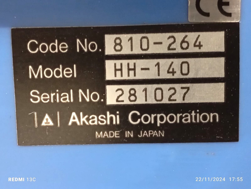 Mitutoyo HH-140 hardness testing unit