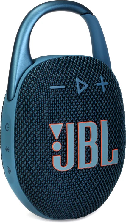 JBL Clip 5 Portable Waterproof Bluetooth Speaker - Blue