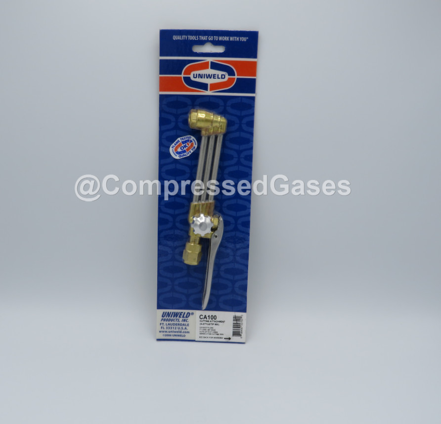 Uniweld CA-100 Cutting Attachment 90 Degree Head, 7" Long