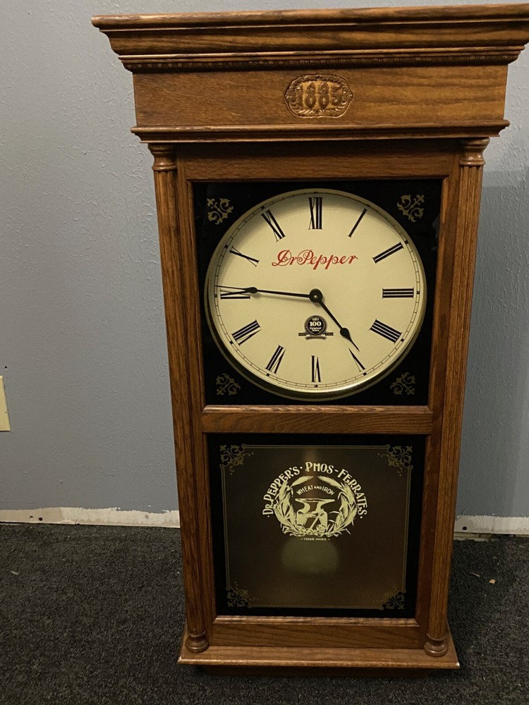 Dr Pepper Vintage 100th Anniversary Clock
