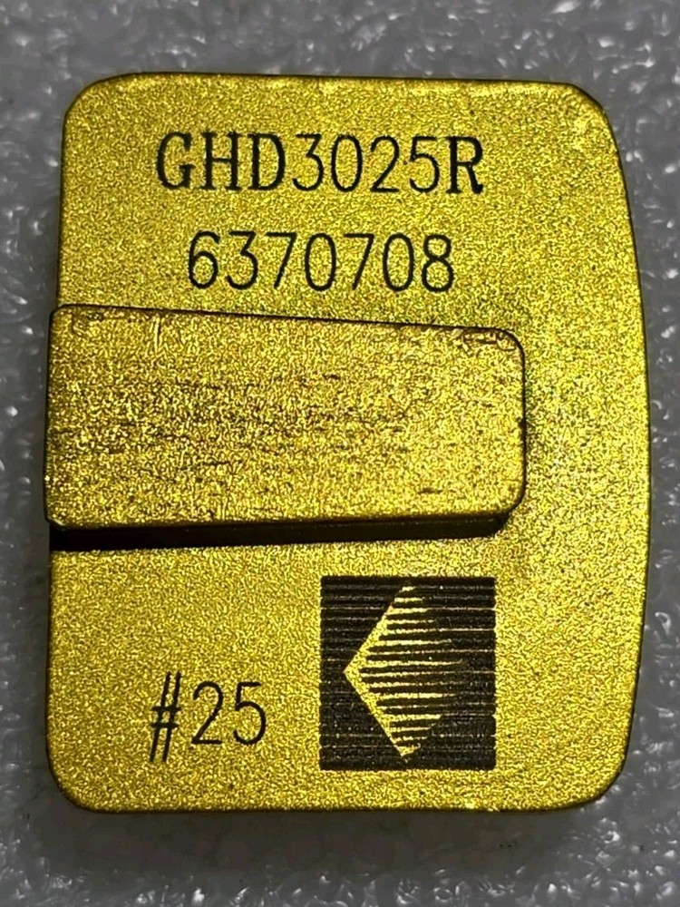 GHD3025 Diamond Products Core-lock Grinding Inserts 25 Grit Double Segment