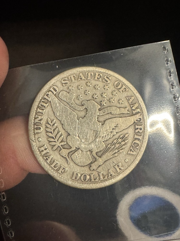 1913-p Barber Half Scarce Date G (Cleaned)