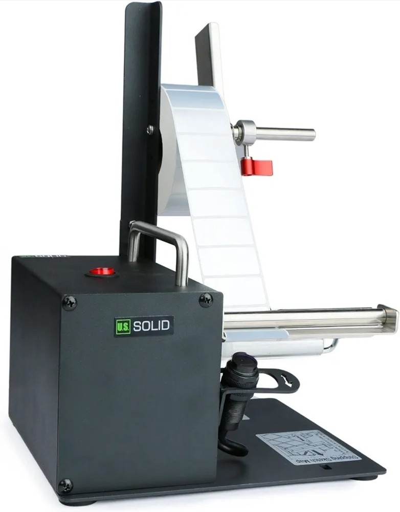 U.S. Solid Automatic Label Dispenser Machine for Translucent and Opaque Labels -
