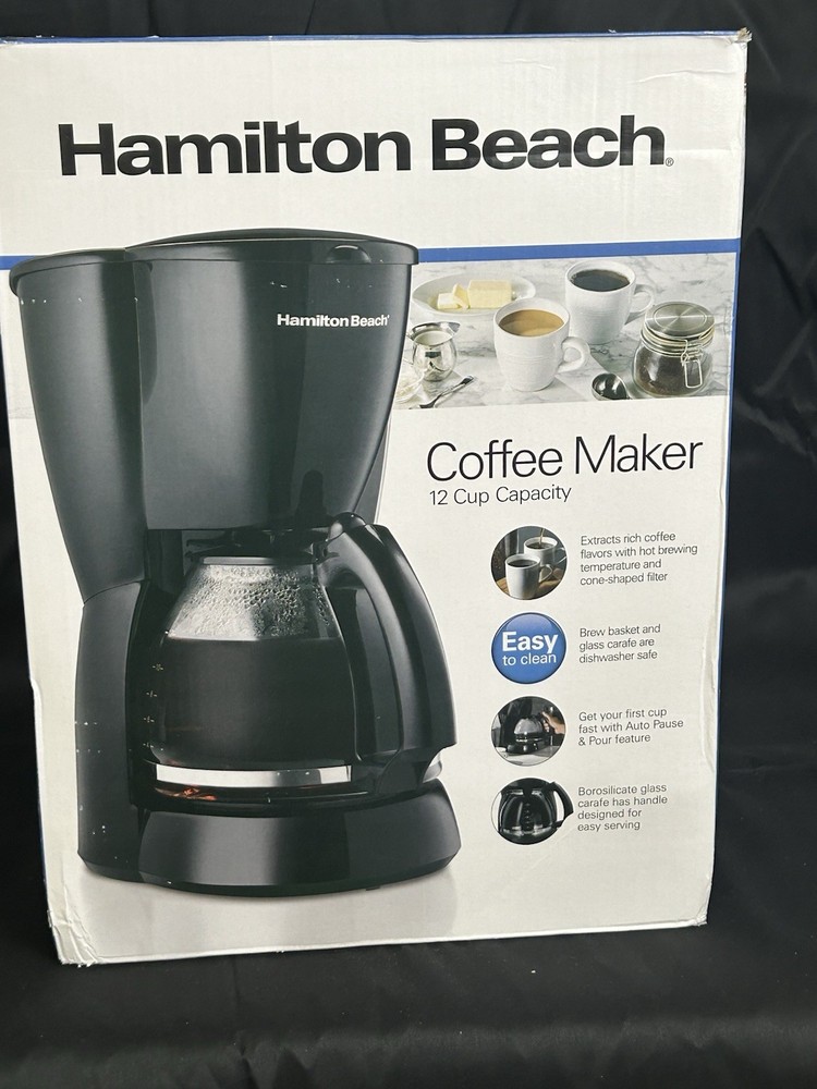 Hamilton Beach 12-Cup Coffee Maker Black