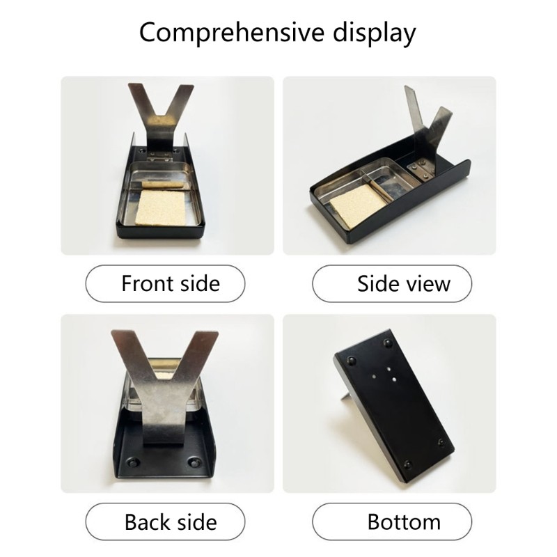 Stable Soldering Iron Stand Organizer For 40 500W Tool Compact Desk Solution