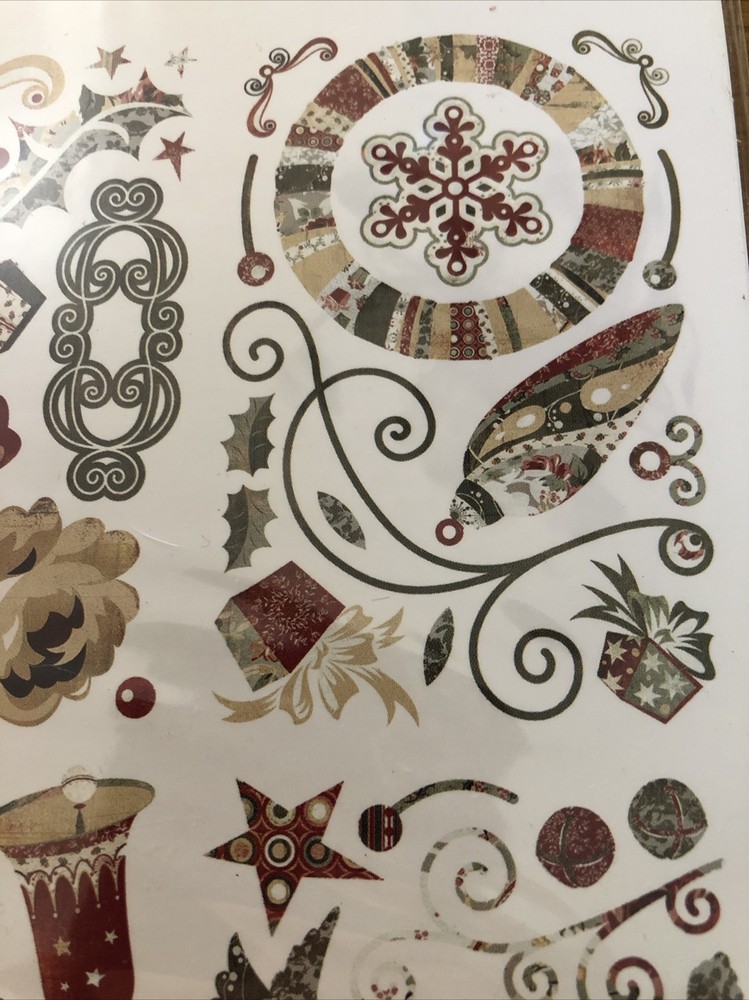 Basic Grey Wassail~chipboard stickers BNIP Holiday Two Packages