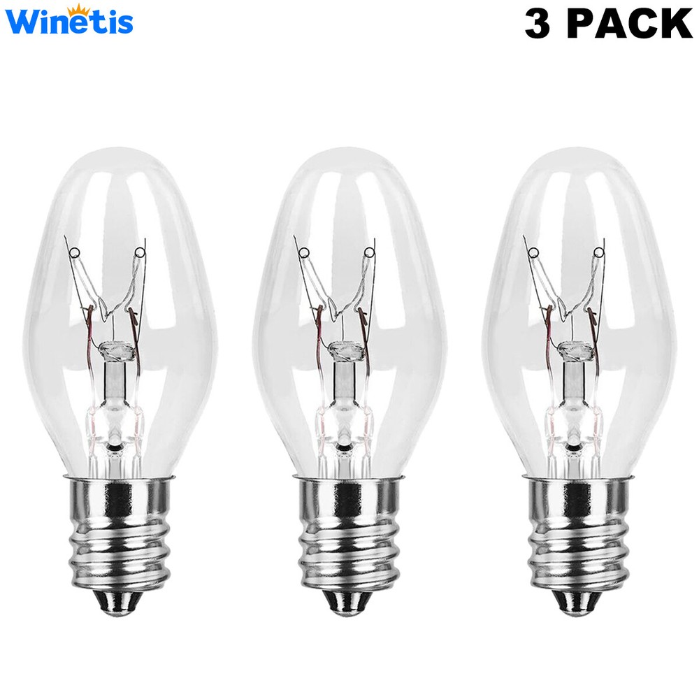 3 Pack Light Bulbs 15W 120 Volt for SCENTSY Plug-In Warmer Wax Diffuser