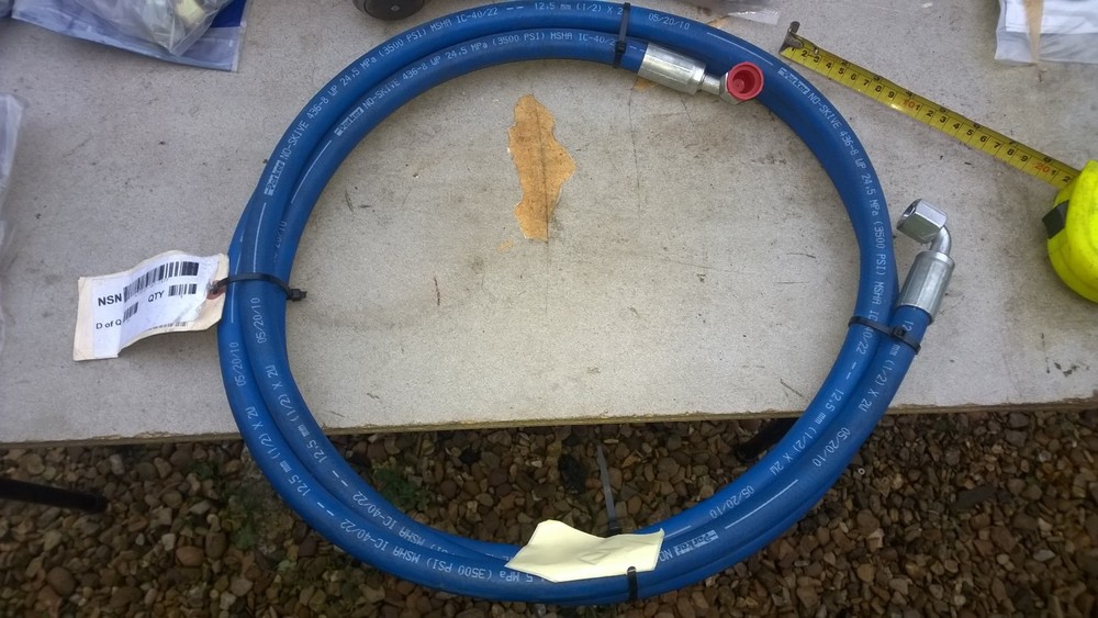 3500 psi HOSE - EX ARMY RESERVE