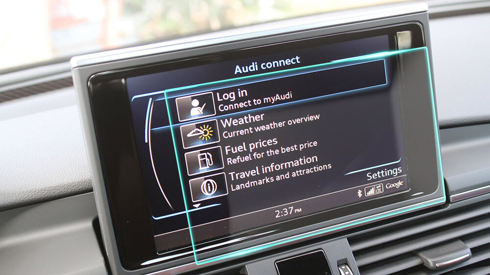 Crystal Clear Screen Protector for 2016 Audi S6 Vehicle Navigation