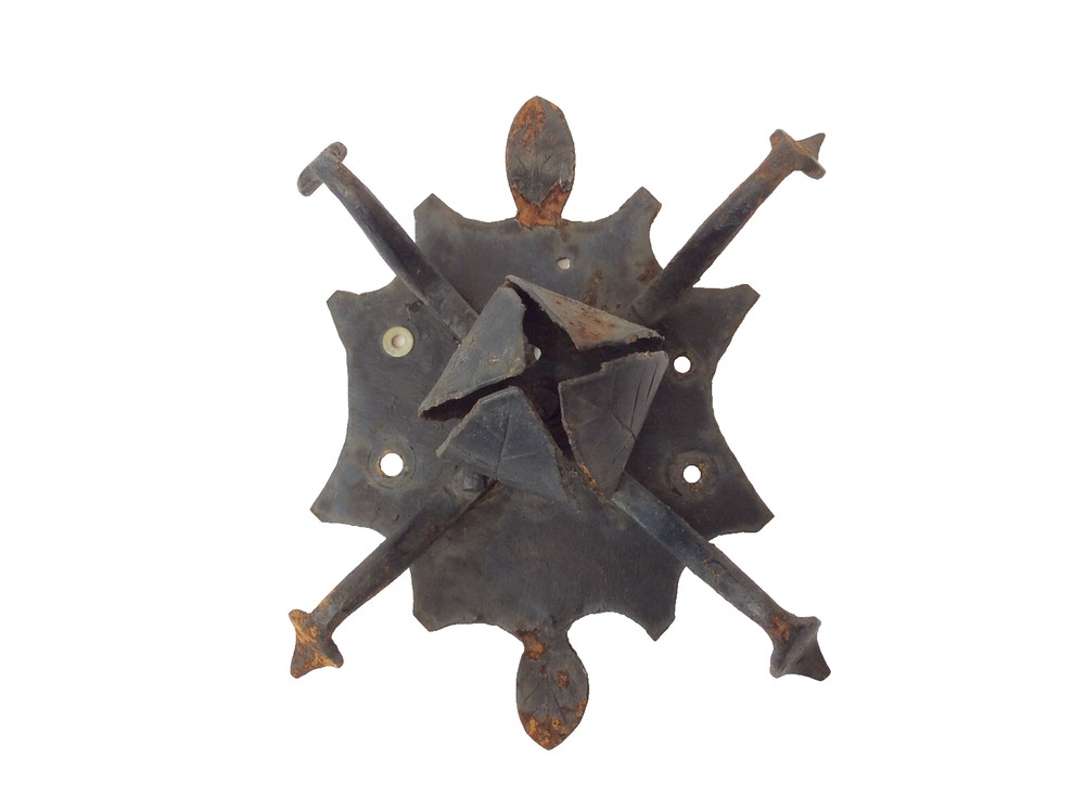 Blacksmith Made Lotus Hanging Plant Custom Mount Canopy Decorative