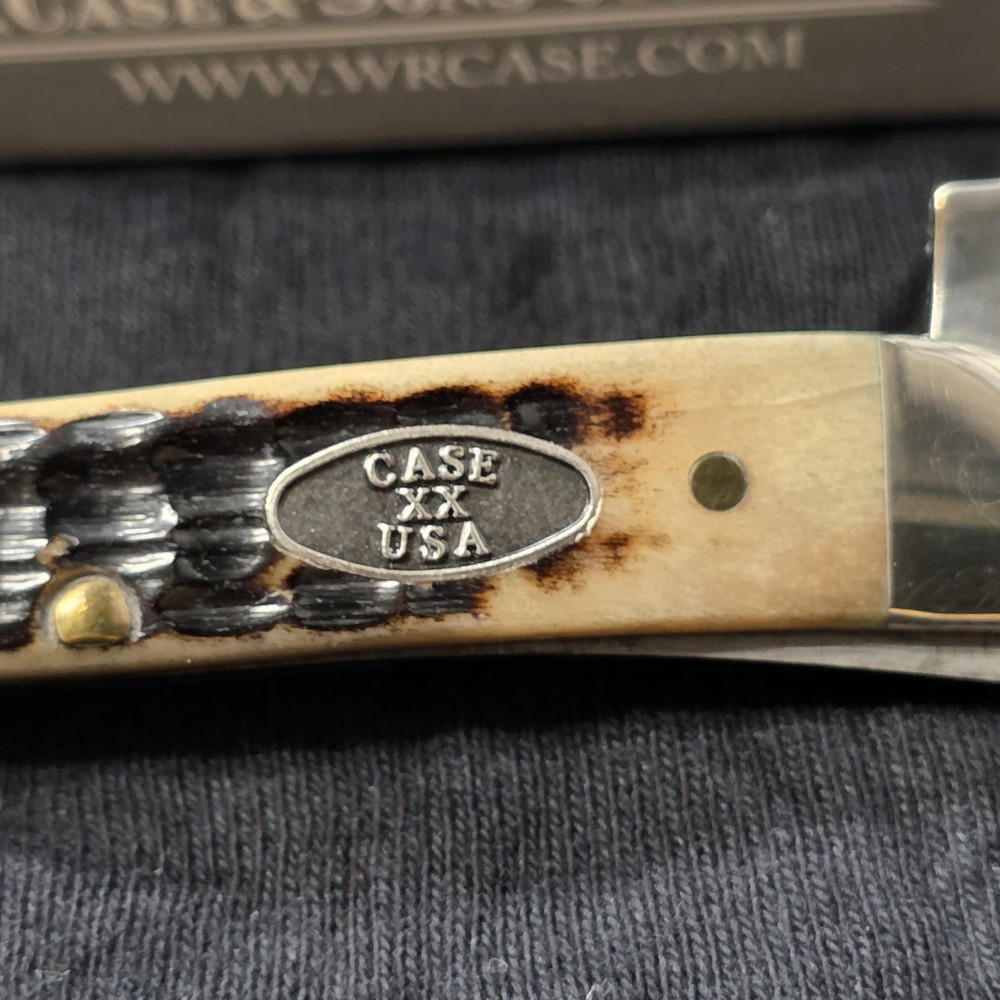 Case XX 62109W SS Mini Copperhead – Root Beer Bone (2014) NIB