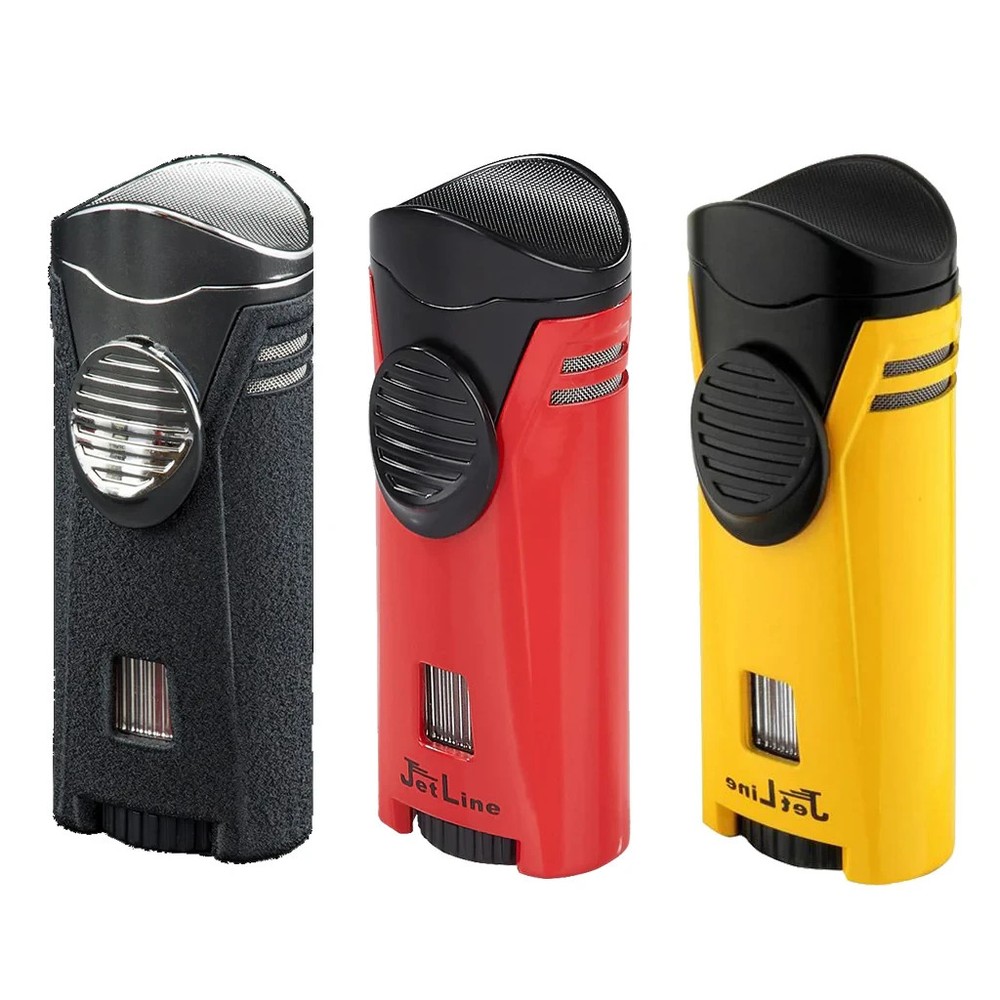 Jetline Bugle YELLOW/BLACK Single Flame Torch - JETLINE BUGLE YELLOW