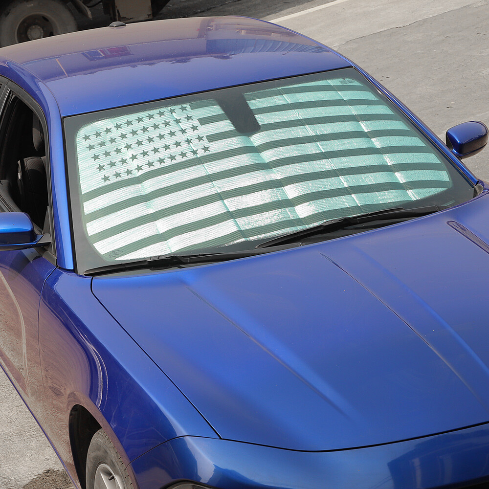 Foldable Windshield Sunshade UV Ray Reflector Visor Protector for Dodge Charger
