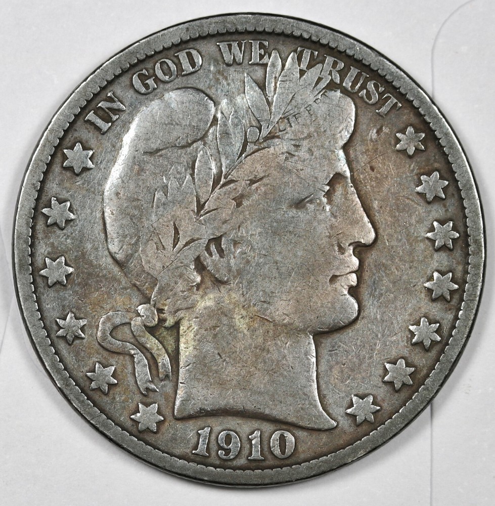 1910-s Barber Half.  Fine.  197159