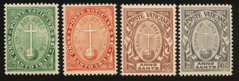 VATICAN B1-4 MINT NH HOLY YEAR SEMI-POSTAL