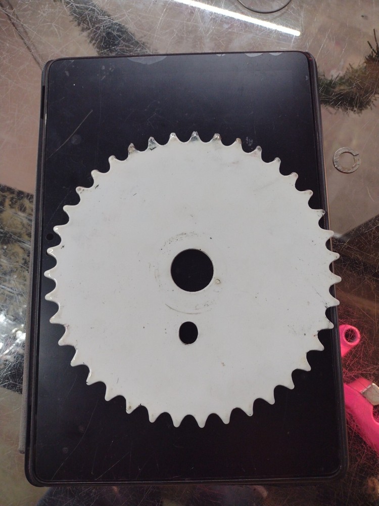 Bike Chain Ring Custom Flag Theme