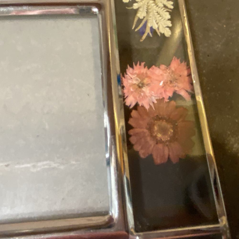 Pressed Flowers Glass Multi Size Picture Frame