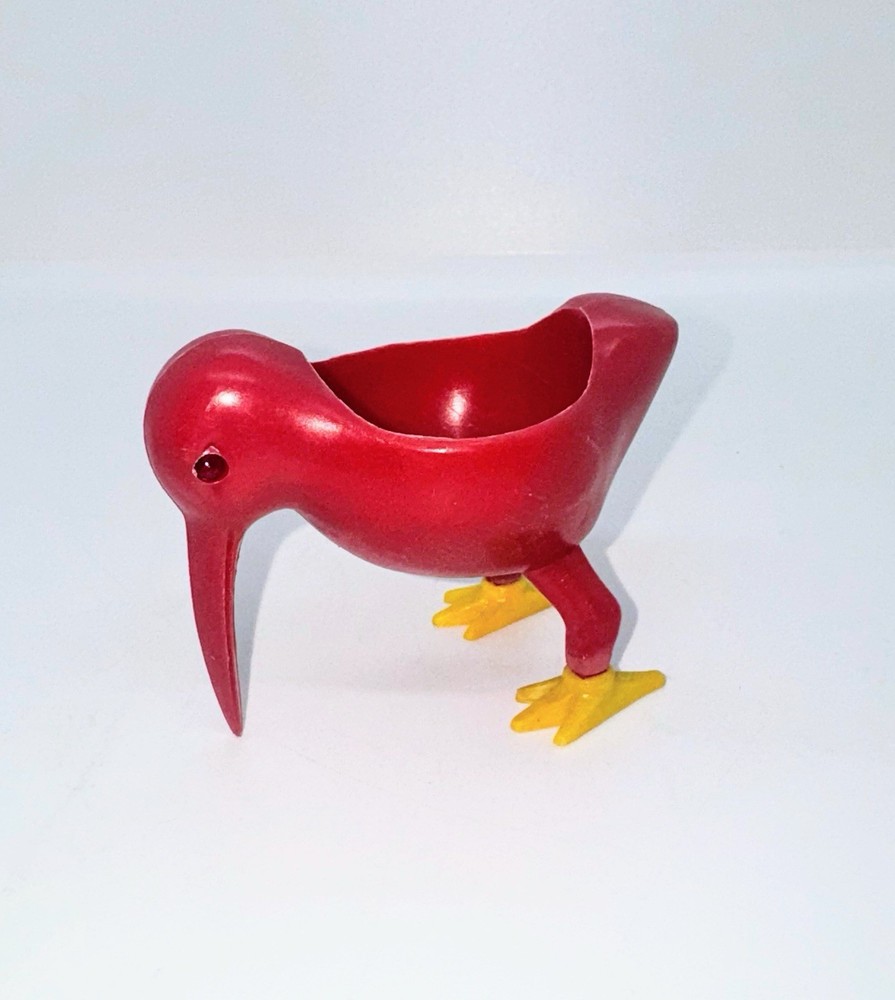 Vintage Kiwi Bird Plastic Egg Holder