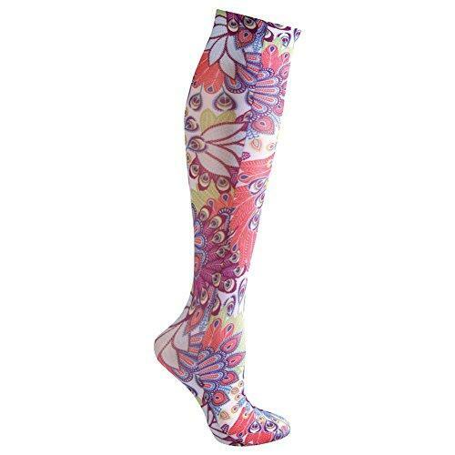 Celeste Stein Therapeutic Compression Socks, Bright Peacock, 15-20 mmHg,