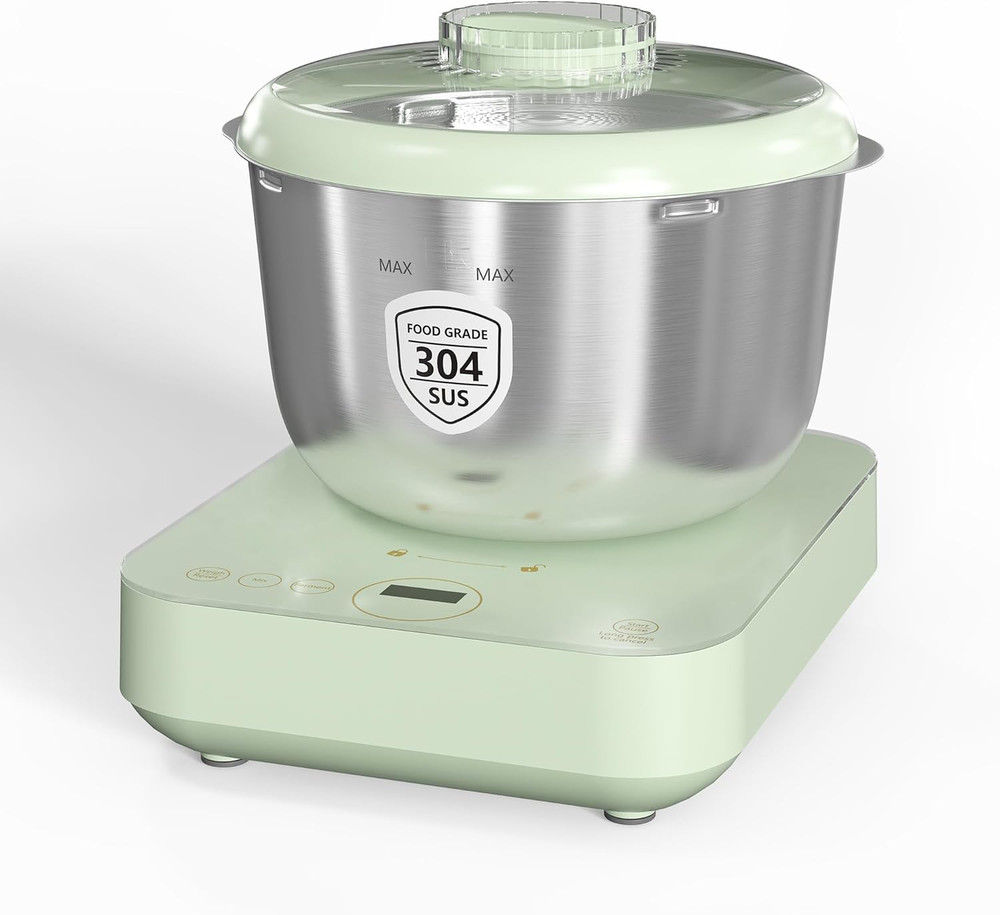 Electric Dough Maker with Ferment Function, Large Capacity Dough Mixer with Weig