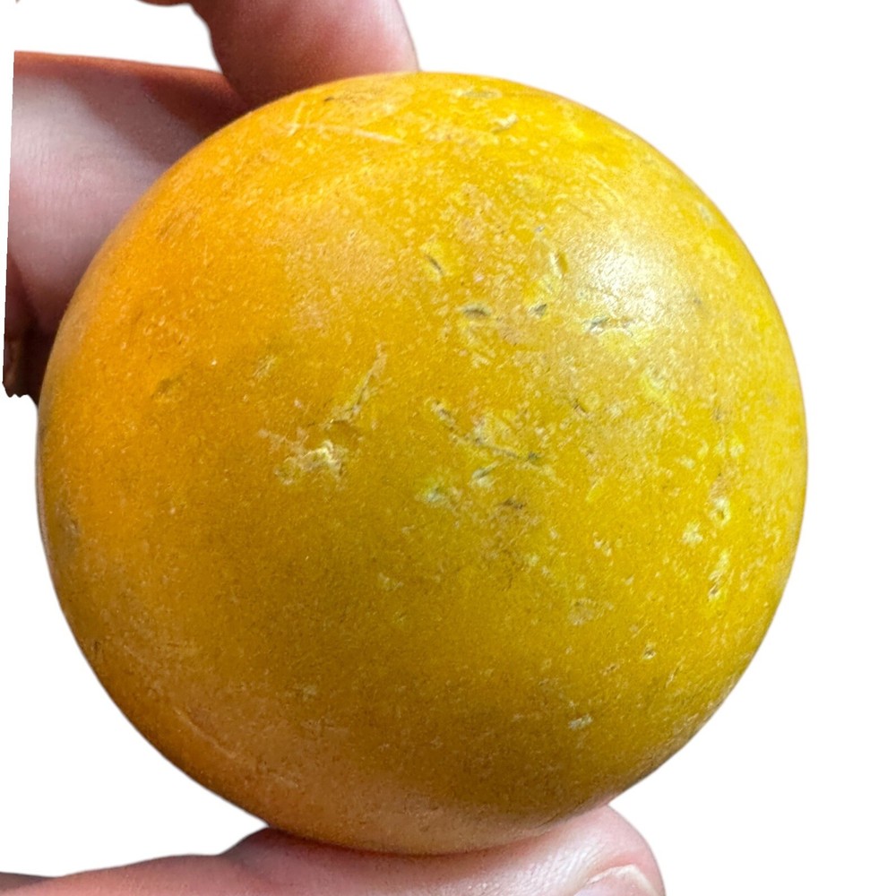 VTG Billiard Pool Ball - Circle Solid Yellow #1 - 2 1/4" Diameter