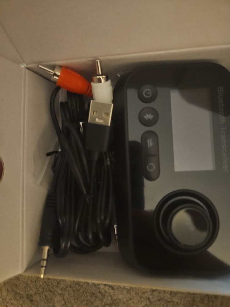 Bluetooth Transmitter Receiver 3-in-1 Bluetooth 5.3 Audio Adapter for 2 Headp...