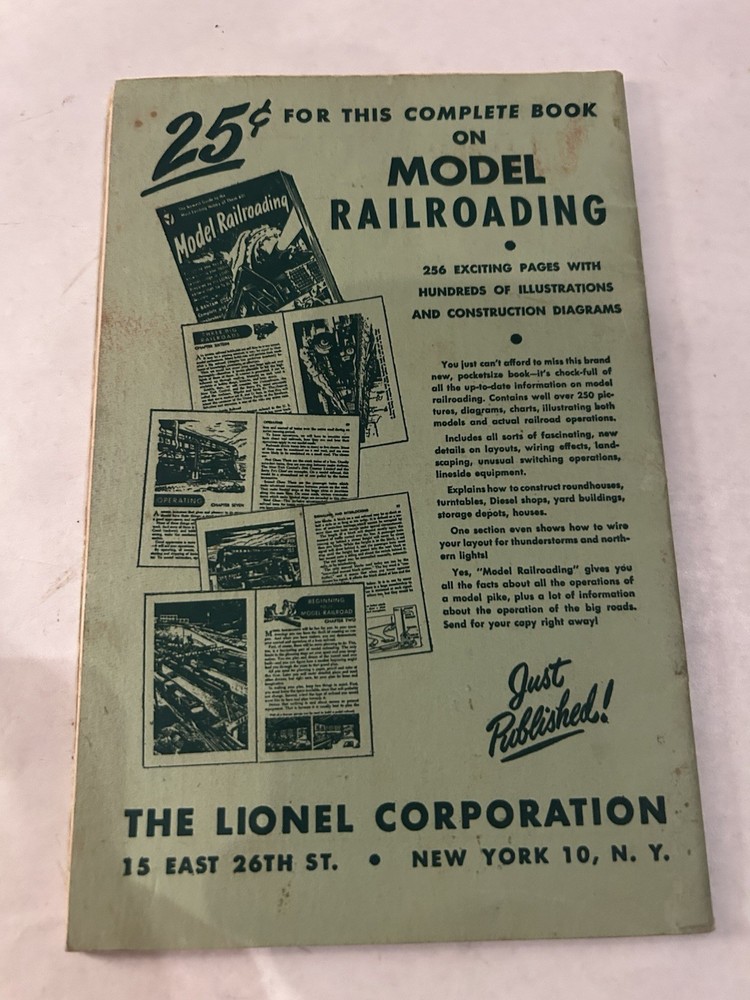 Instructions For Assembling and Operating Lionel Trains - 1951