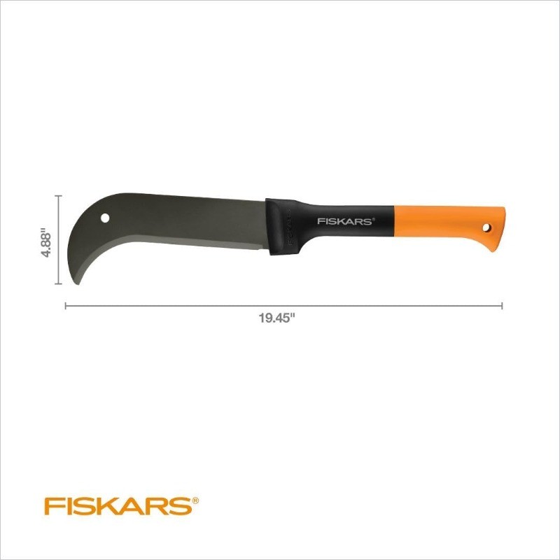 Fiskars 9" Brush Axe with Safety Sheath - Fixed Handle