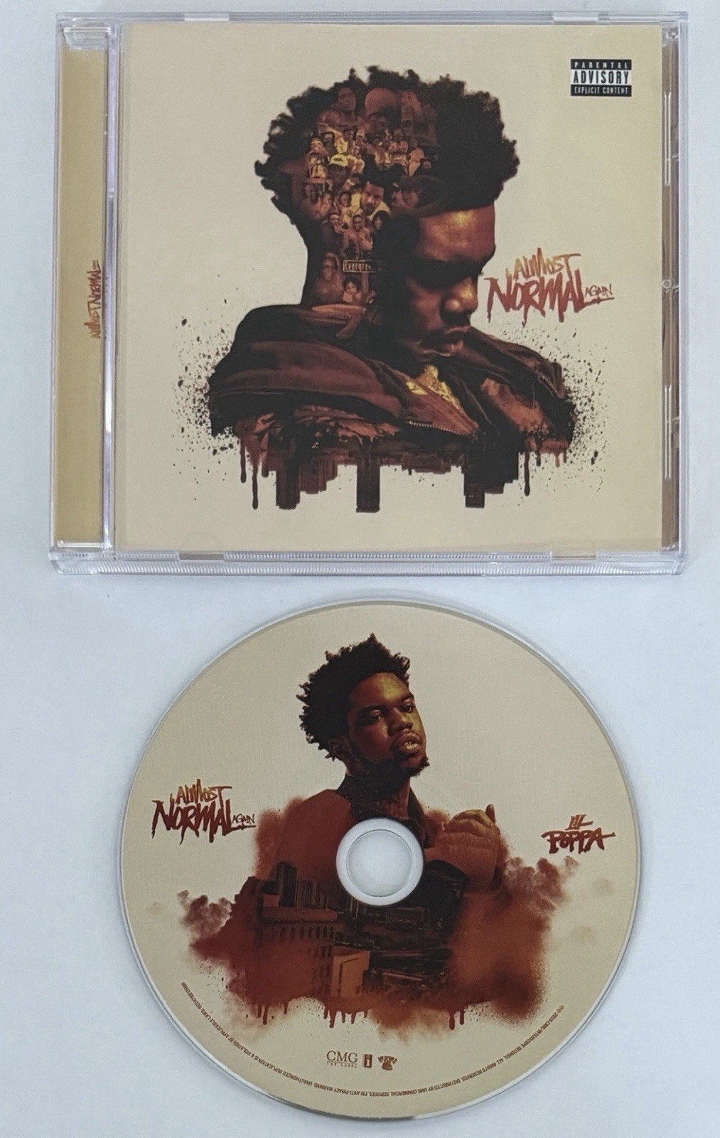 SIGNED Lil Poppa Almost Normal Again Album Photo Cover Art Card & CD SEALED NEW