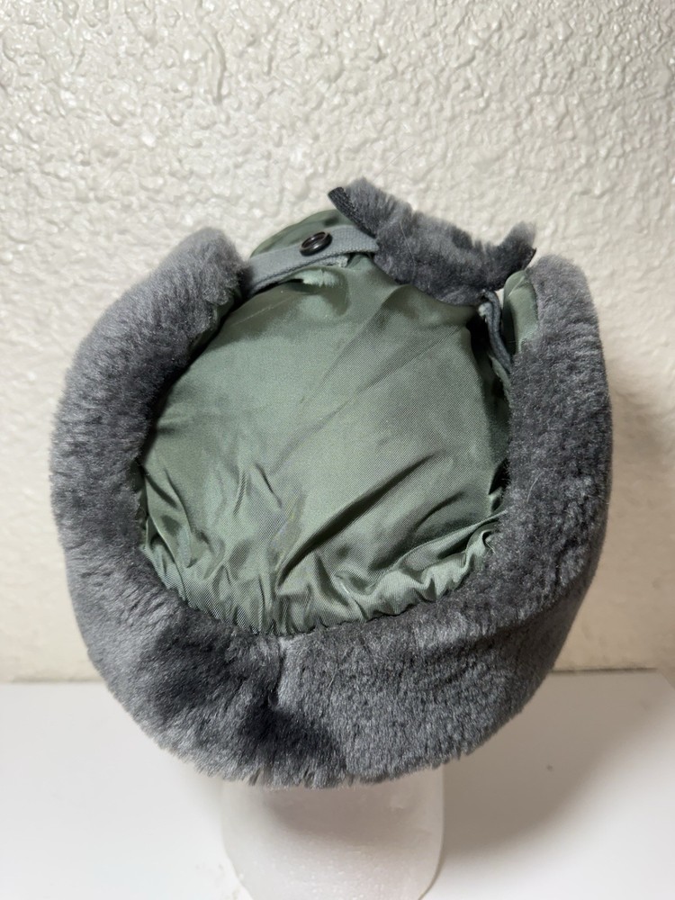 Helmet Flyer’s Winter Ski & Snow Light Olive Lining Hat Medium EUC