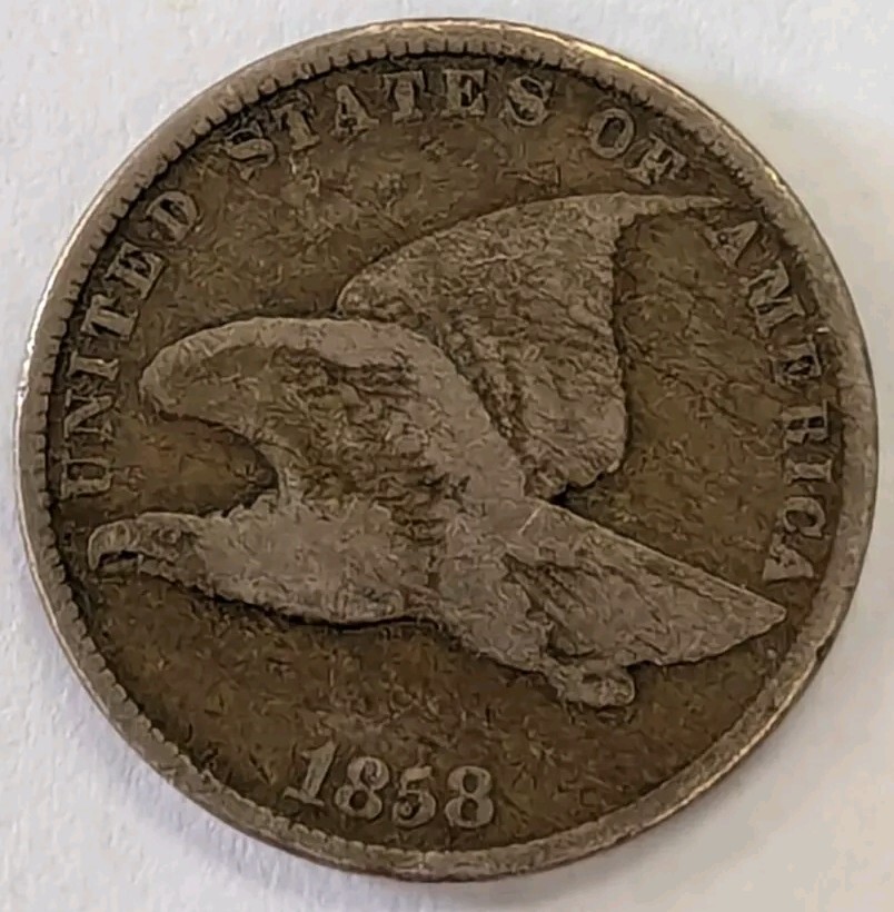 1858 Flying Eagle Cent - #658