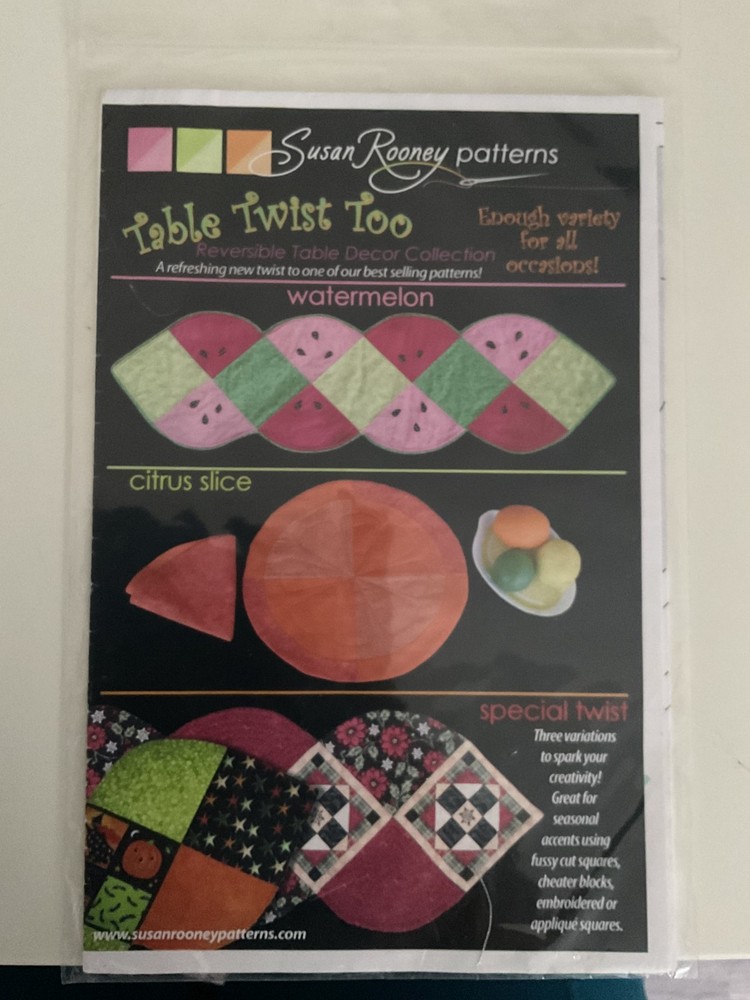 Susan Rooney Patterns - Table Twist Too