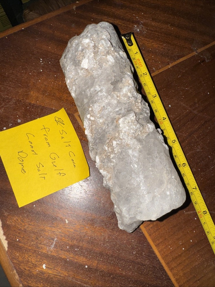 Salt Core From Gulf Coast Salt Dome Natural