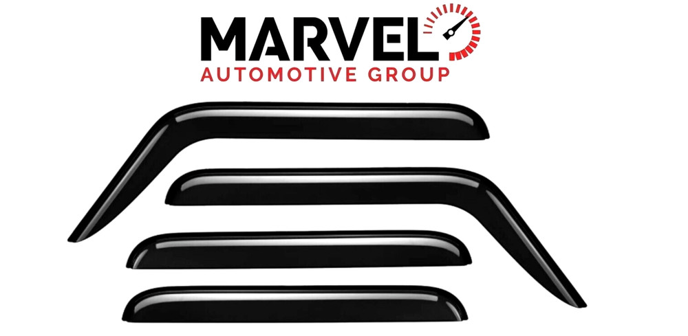 For 2007-2017 Jeep Wrangler Rain Guards Vent Window Visors Shade