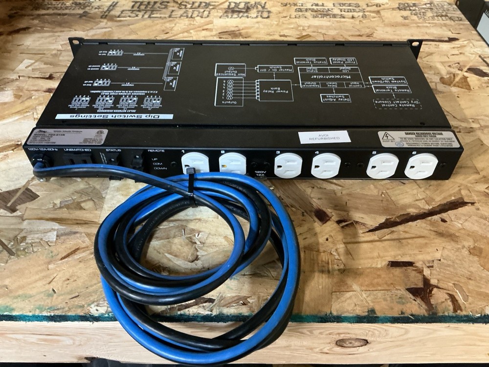 Middle Atlantic PDS-615R Power Sequencer - Rack Mounted