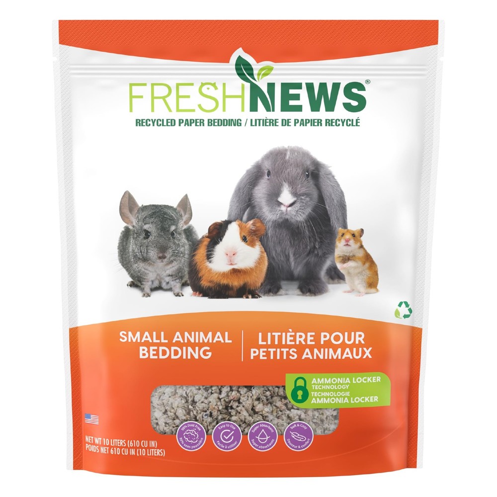 Recycled Bedding, Small Animal Bedding, 40 Liters, Packaging May Vary