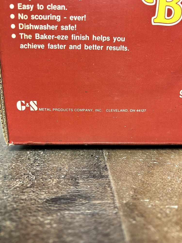 Baker•eze 9 Piece Non-Stick Bakeware Set New In Box