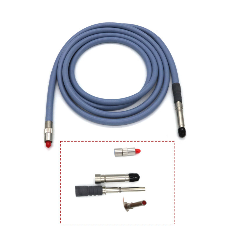 Medical Endoscope Optical Fibers Light Source Cable 1.8m