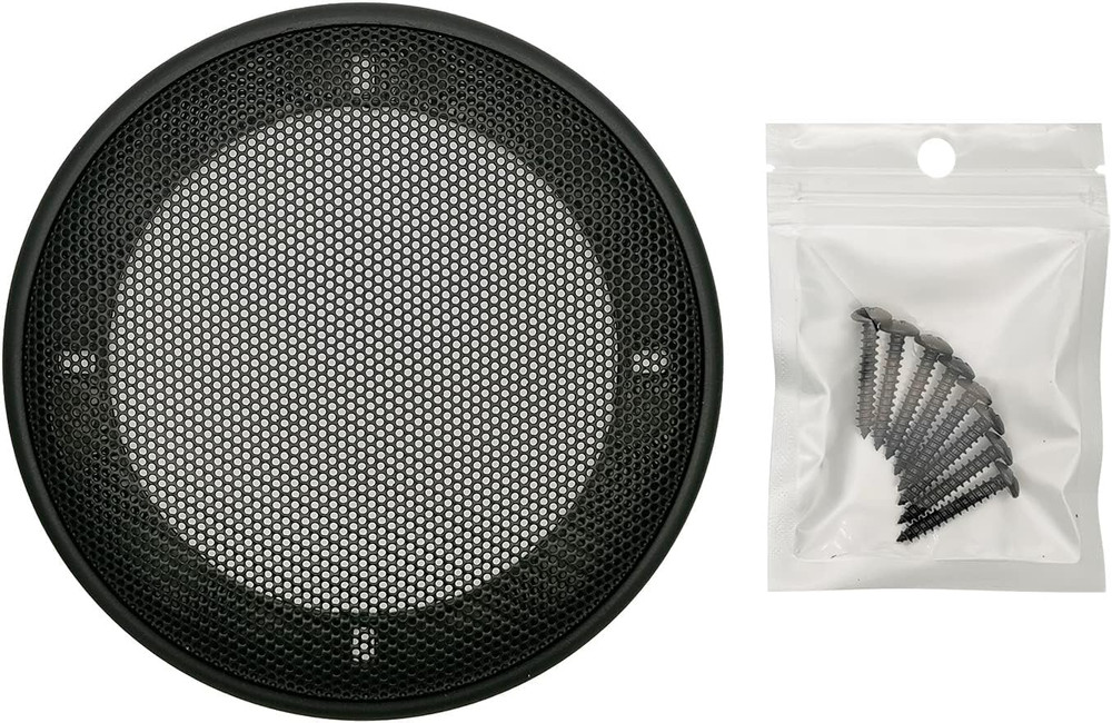 4" Speaker Grill Covers, Car Speaker Subwoofer Guard Protector, ABS Plastic Fram